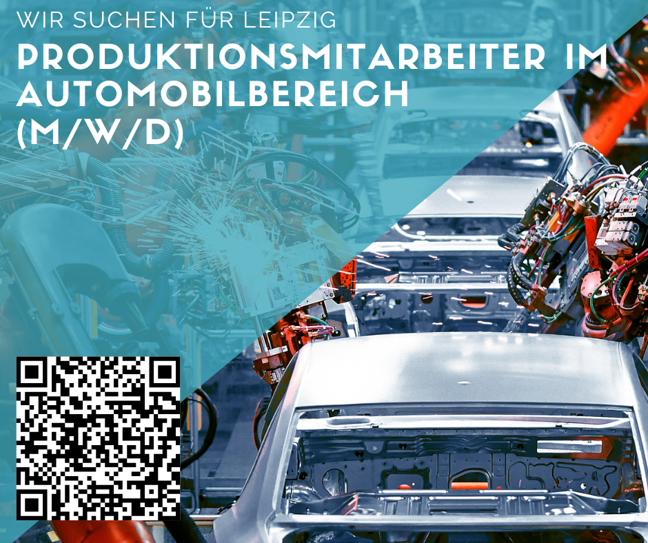 Produktionsmitarbeiter (m/w/d) im Automobilbereich für Leipzig gesucht 