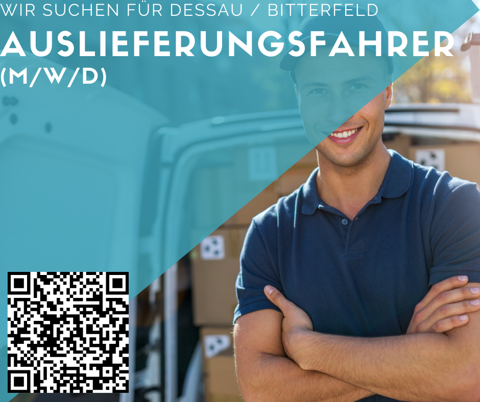 Auslieferungsfahrer/in für Raum Dessau / Bitterfeld gesucht - Tagschicht 
