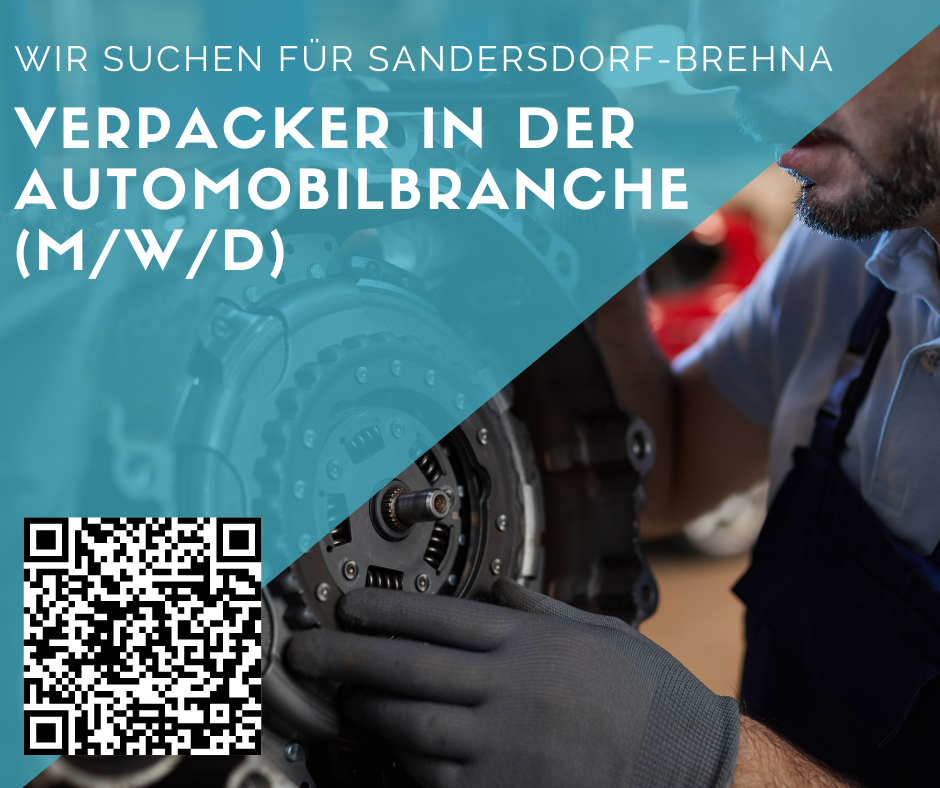 Verpacker/in in der Automobilbranche in Sandersdorf- Brehna gesucht 