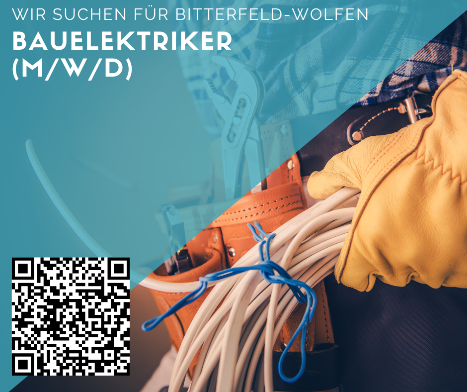 Bauelektriker (m/w/d) - Bitterfeld-Wolfen - ab 2.800 € - Tagschicht