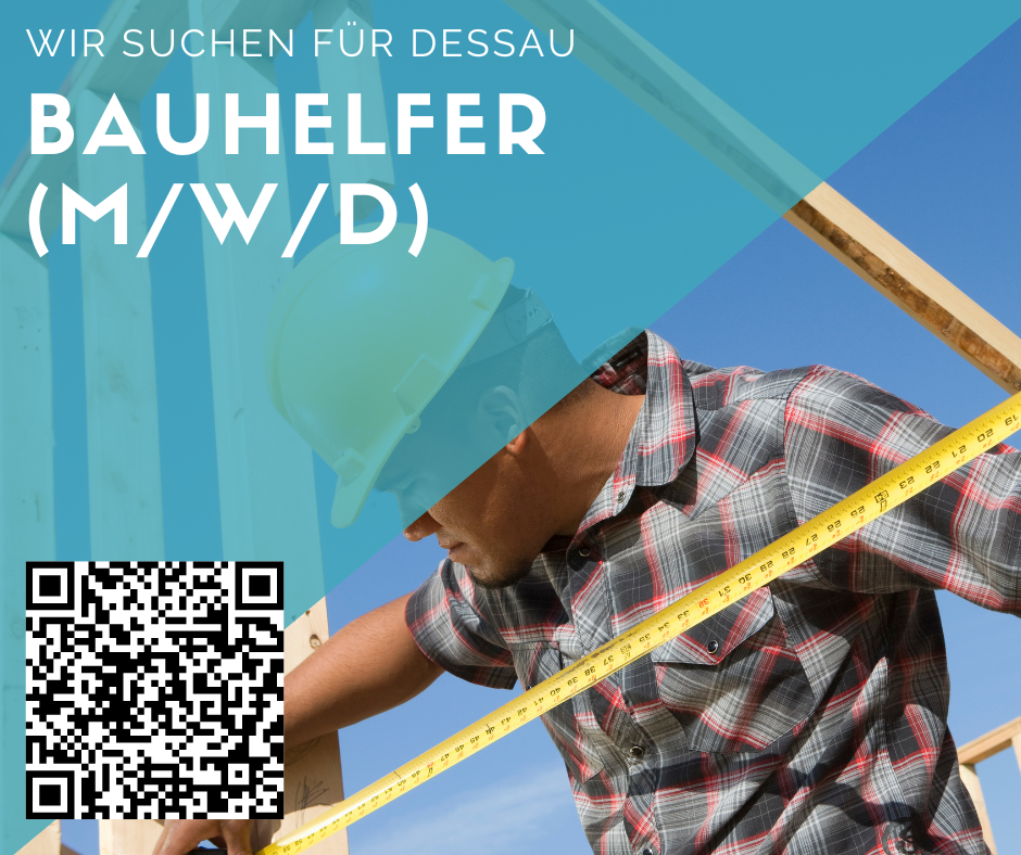 Bauhelfer (m/w/d) für Dessau gesucht 