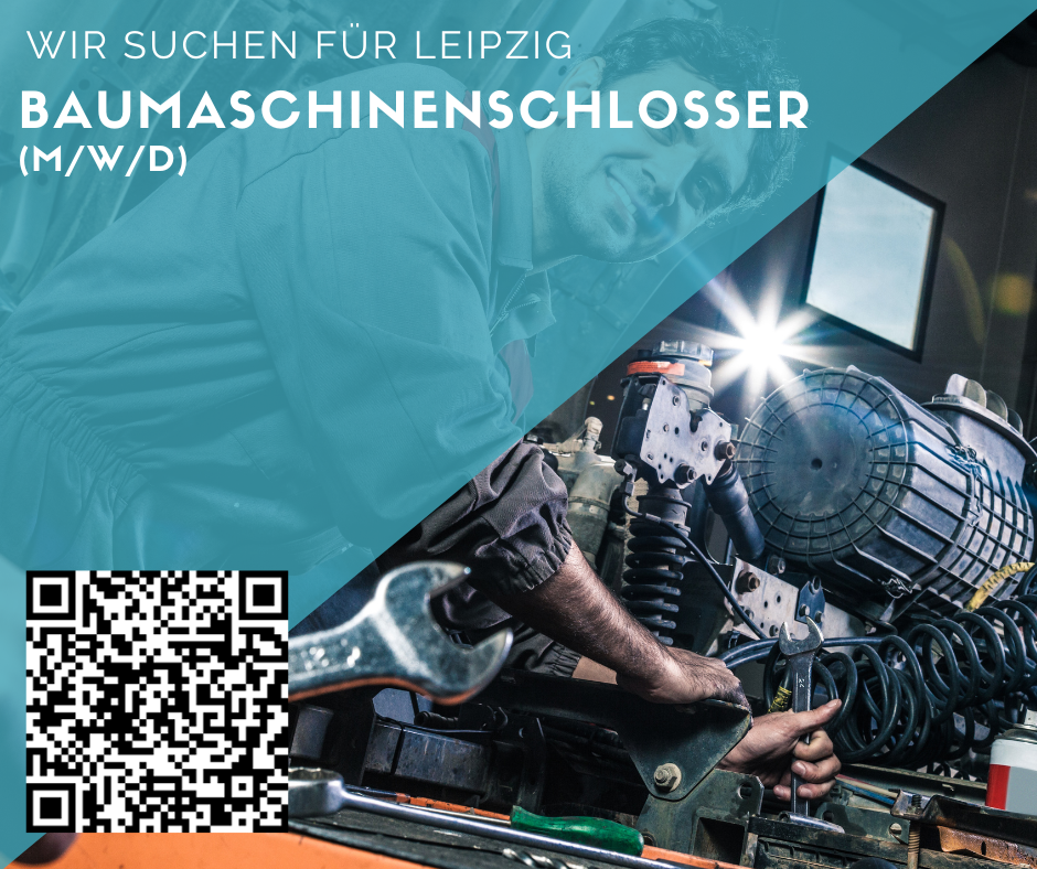 Baumaschinenschlosser (m/w/d) für Leipzig gesucht - ab 3.200 €