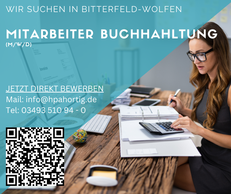 Finanzbuchhalter (m/w/d) für ein Bauunternehmen - Bitterfeld-Wolfen ab 3.500 €