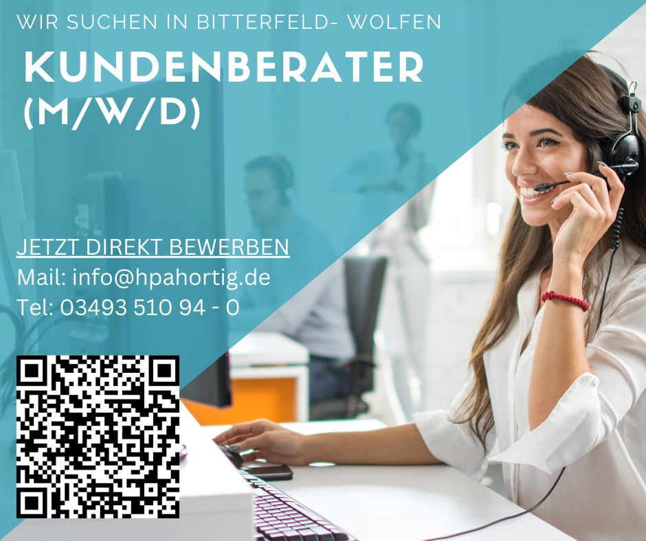 Kundenberater (m/w/d) für Bitterfeld- Wolfen gesucht- 