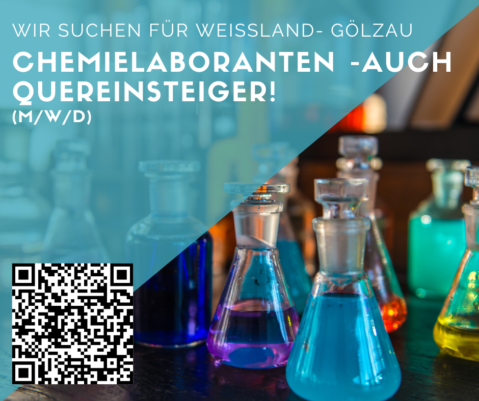 Chemielaboranten /m/w/d) für Weißland- Gölzau gesucht- auch Quereinsteiger