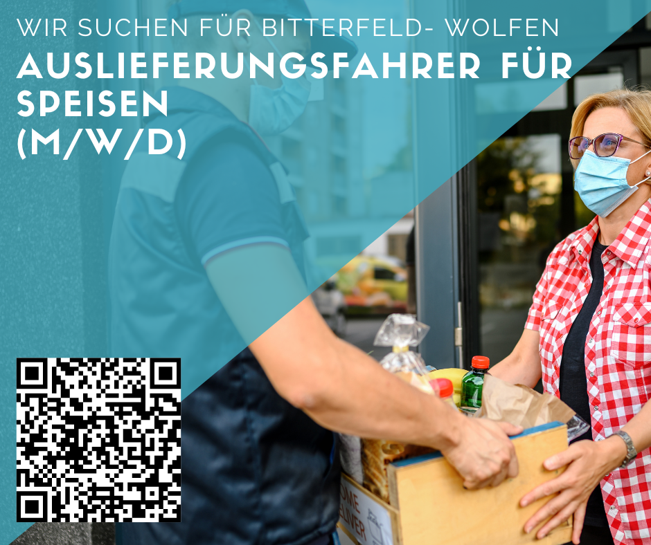 Auslieferungsfahrer/in von Speisen für Bitterfeld- Wolfen gesucht 