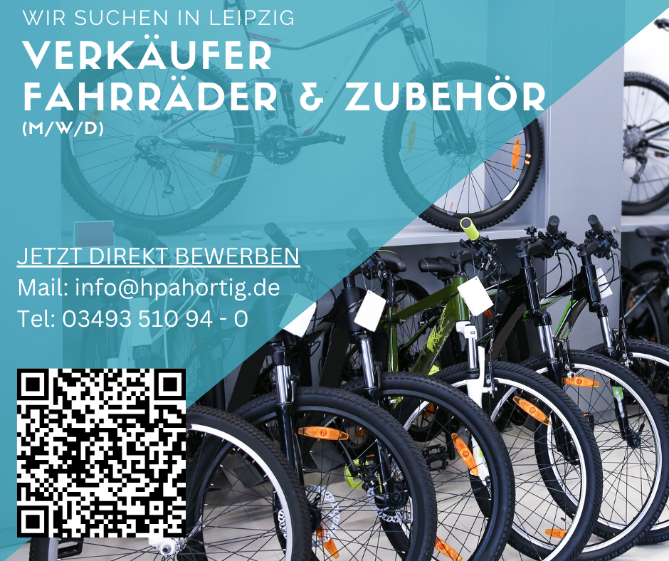 Verkäufer (m/w/d) von Fahrräder & Zubehör in Leipzig gesucht 
