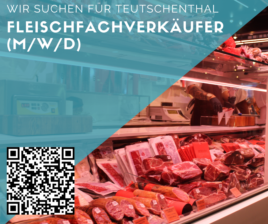 Fleischfachverkäufer (m/w/d) in Teilzeit für Teutschenthal gesucht 
