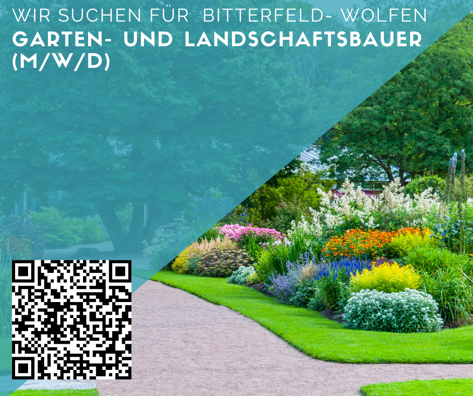 Garten- und Landschaftsbauer (m/w/d) für Bitterfeld- Wolfen 