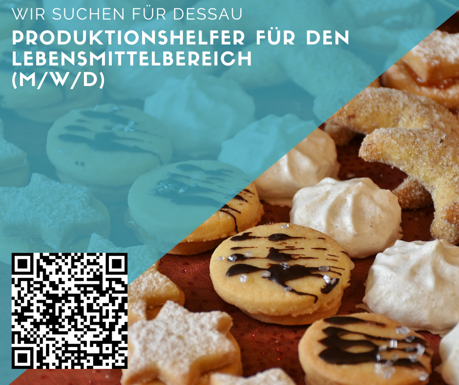 Produktionshelfer/innen für den Lebensmittelbereich gesucht  in Dessau