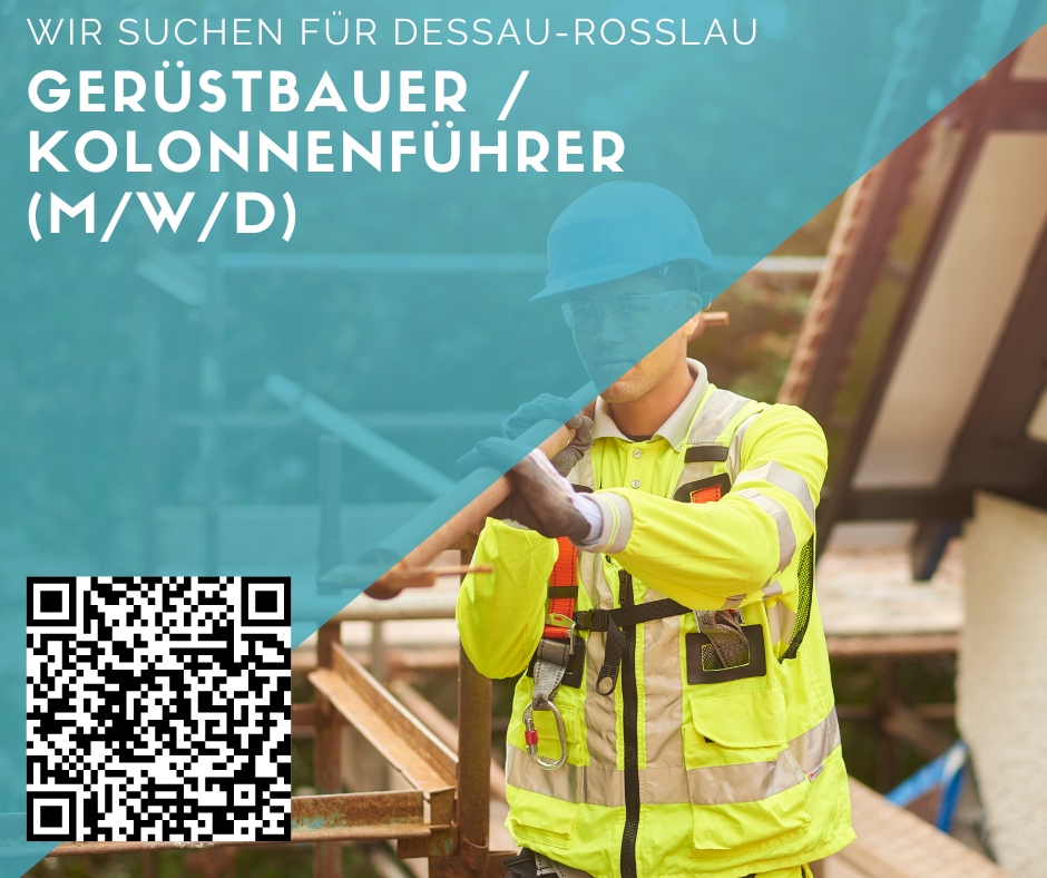 Gerüstbauer (m/w/d) Dessau gesucht - keine Montage