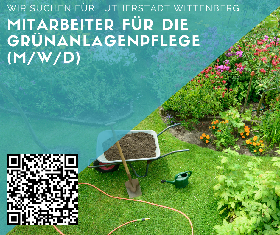 Mitarbeiter (m/w/d) für die Grünanlagenpflege in Lutherstadt Wittenberg gesucht 