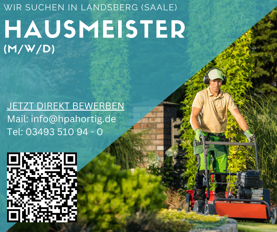 Hausmeister (m/w/d) in Landsberg (Saale) gesucht 