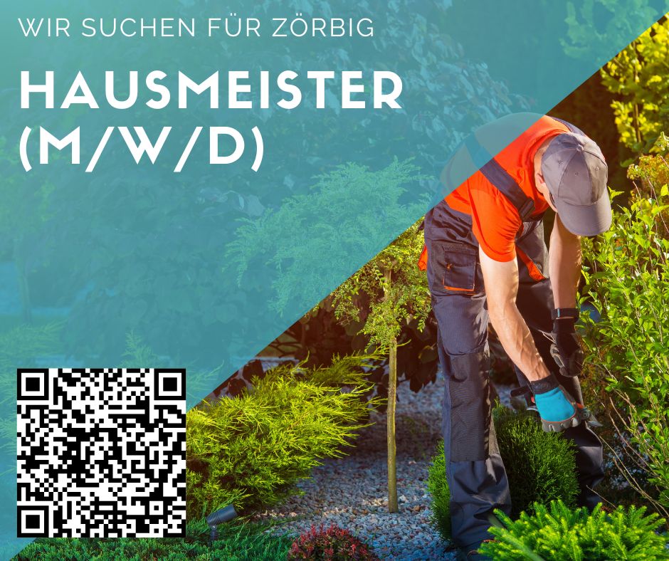Hausmeister (m/w/d) in Zörbig gesucht 