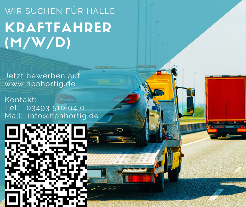 Kraftfahrer 7,5 t (m/w/d) - Halle - ab 2.500,00 € Brutto