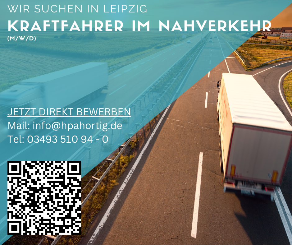 Kraftfahrer (m/w/d) für Leipzig gesucht- Nahverkehr- 