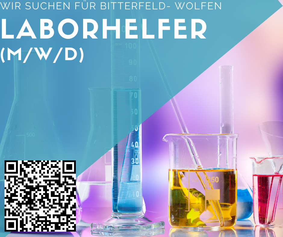 Laborhelfer/in für Bitterfeld- Wolfen gesucht - 12,80 €