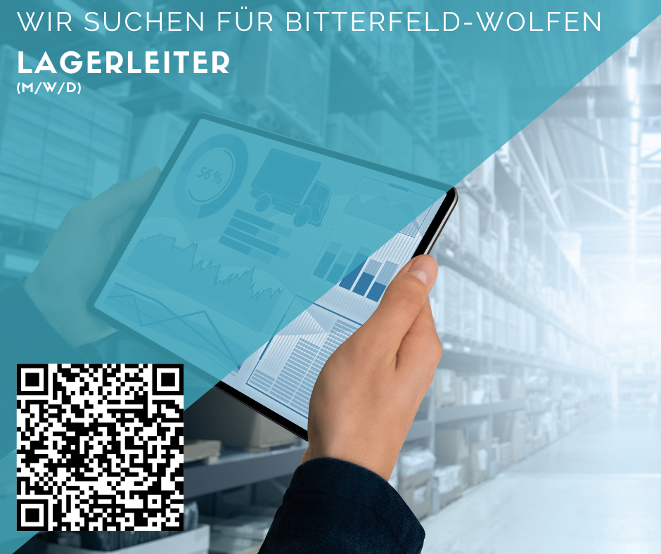 Lagerleiter (m/w/d) für Bitterfeld gesucht - ab 4.000 €