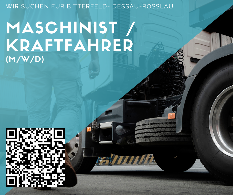 Maschinist / Kraftfahrer(m/w/d) - Pumpentechnik - Dessau - 16 - 20 €/h