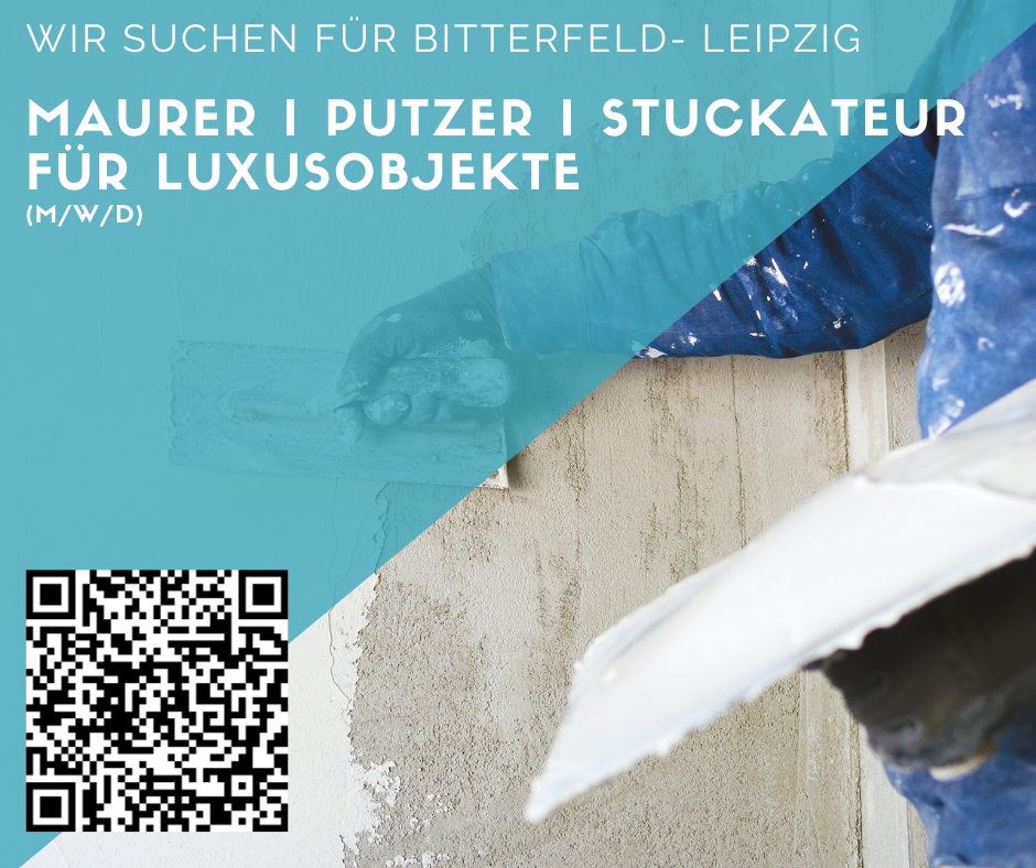 Maurer / Putzer (m/w/d) Exklusivsanierung - ab 18,00 € + Firmenwagen