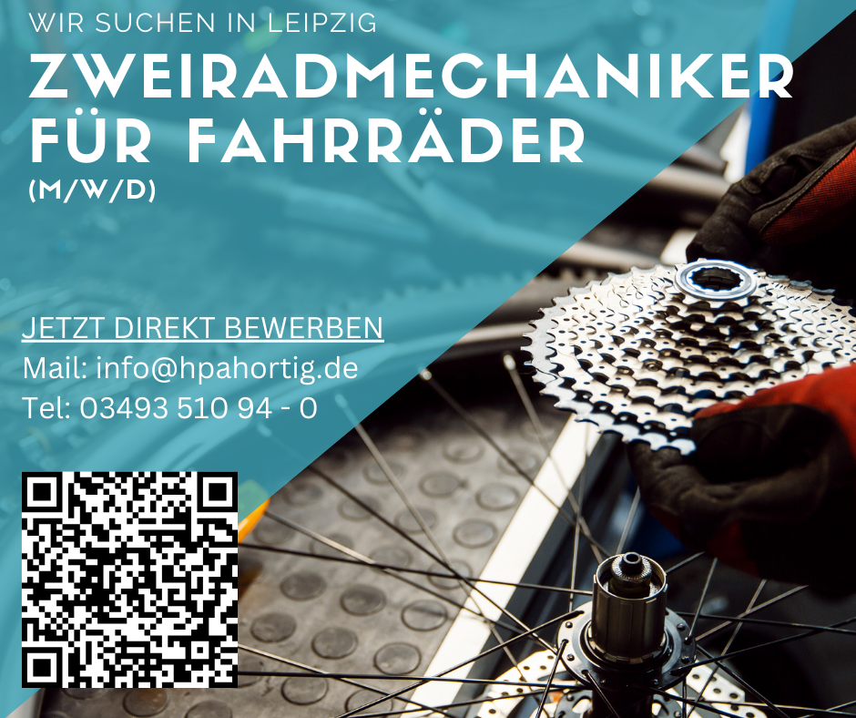 Zweiradmechaniker - Bereich Fahrräder- in Leipzig gesucht 