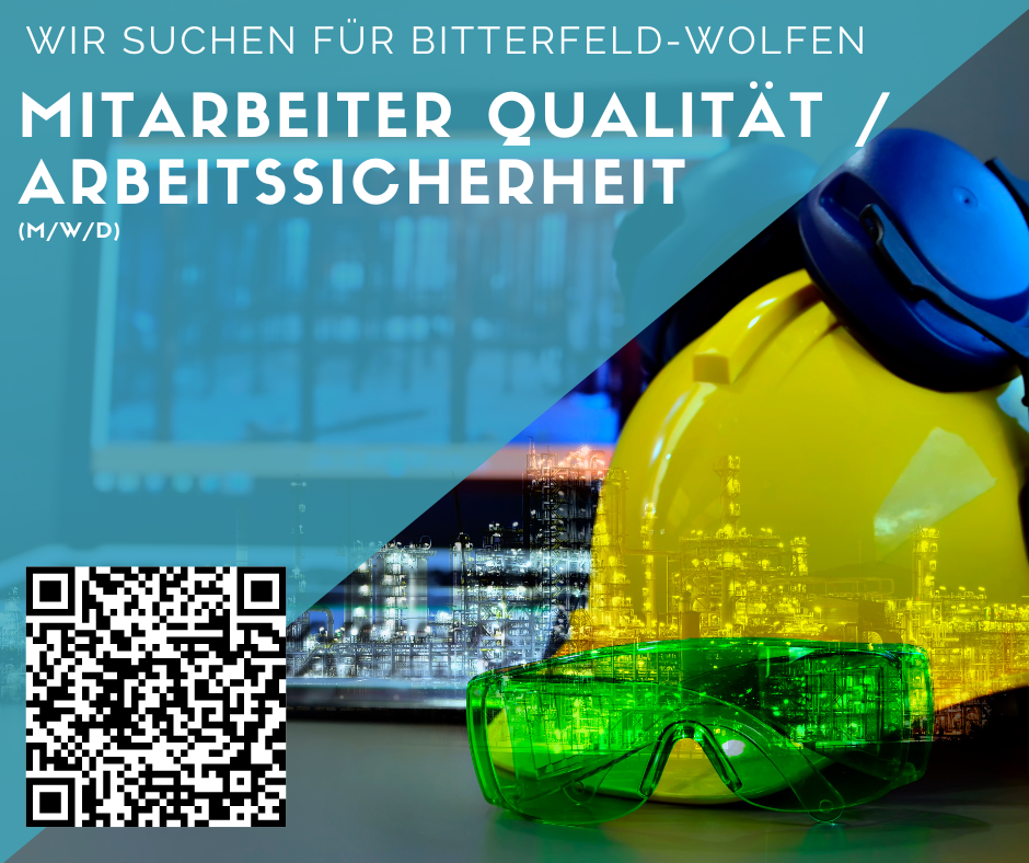 Mitarbeiter (m/w/d) Qualität / Arbeitssicherheit - Bitterfeld-Wolfen