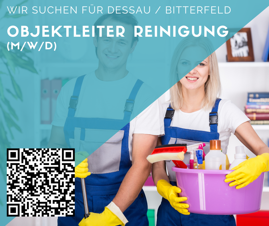 Objektleiter (m/w/d) für Dessau und Bitterfeld gesucht