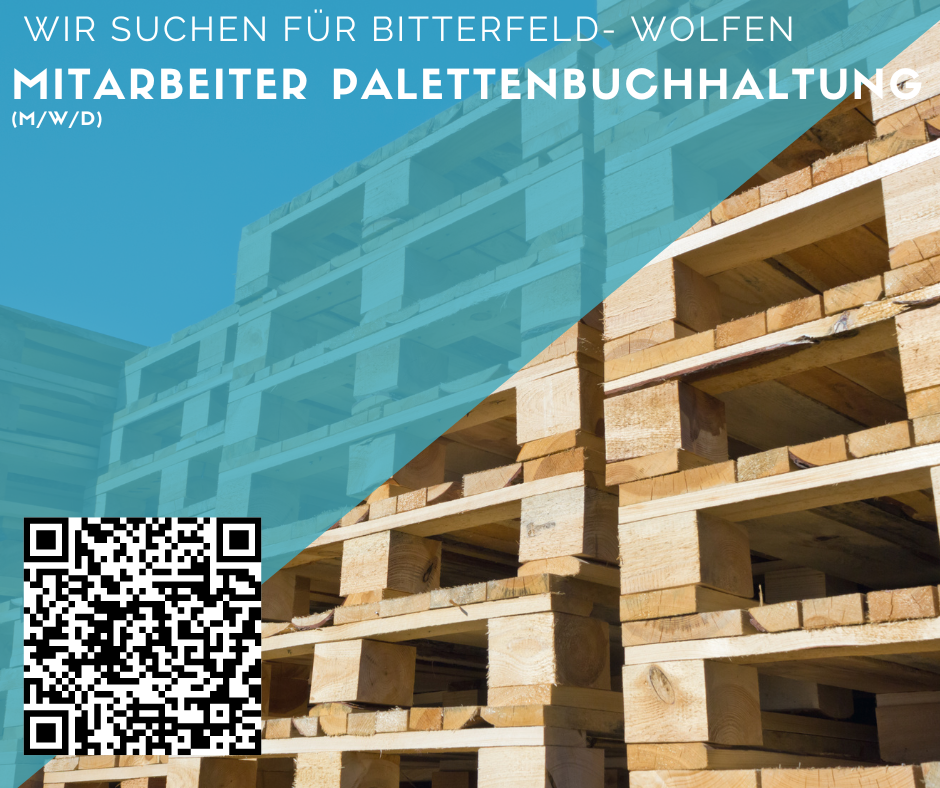Mitarbeiter (m/w/d) für die Palettenbuchhaltung gesucht- Bitterfeld- Wolfen- 