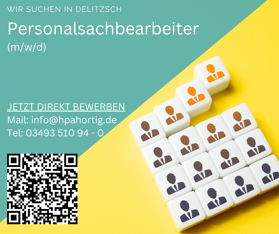 Personalsachbearbeiter (m/w/d) für Delitzsch gesucht 