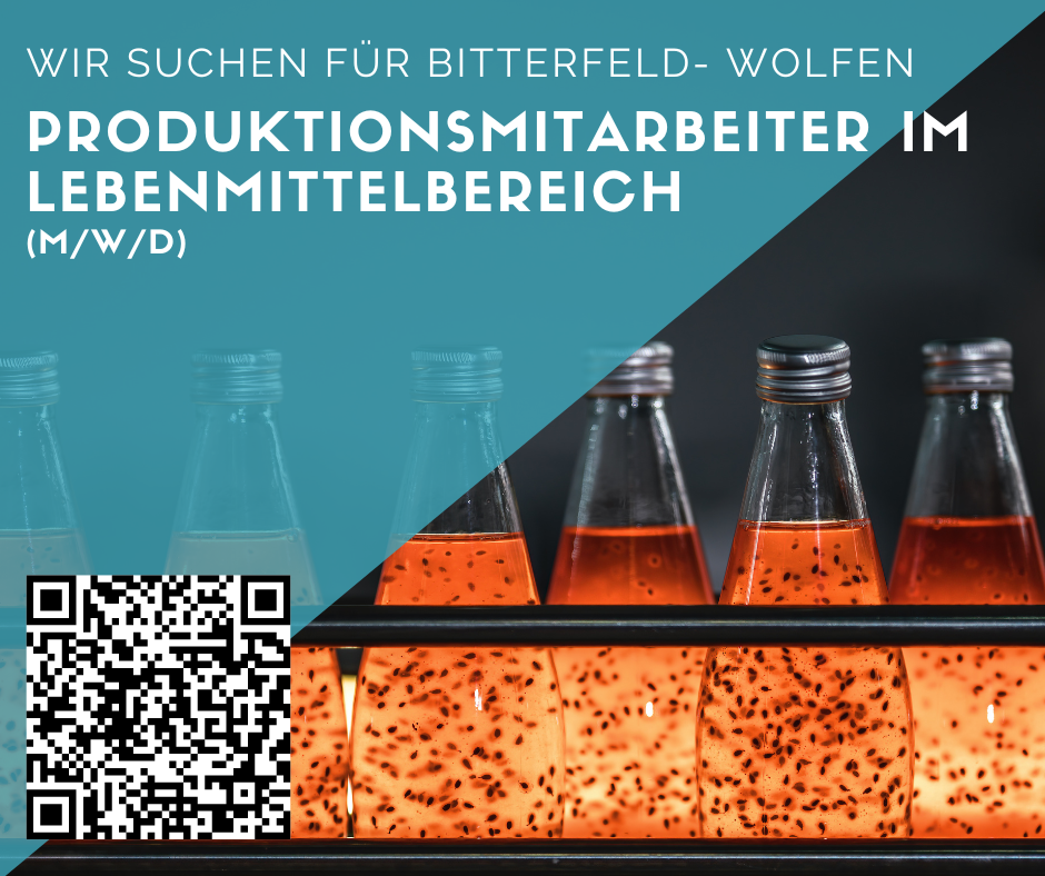 Produktionsmitarbeiter (m/w/d) für den Lebensmittelbereich gesucht 