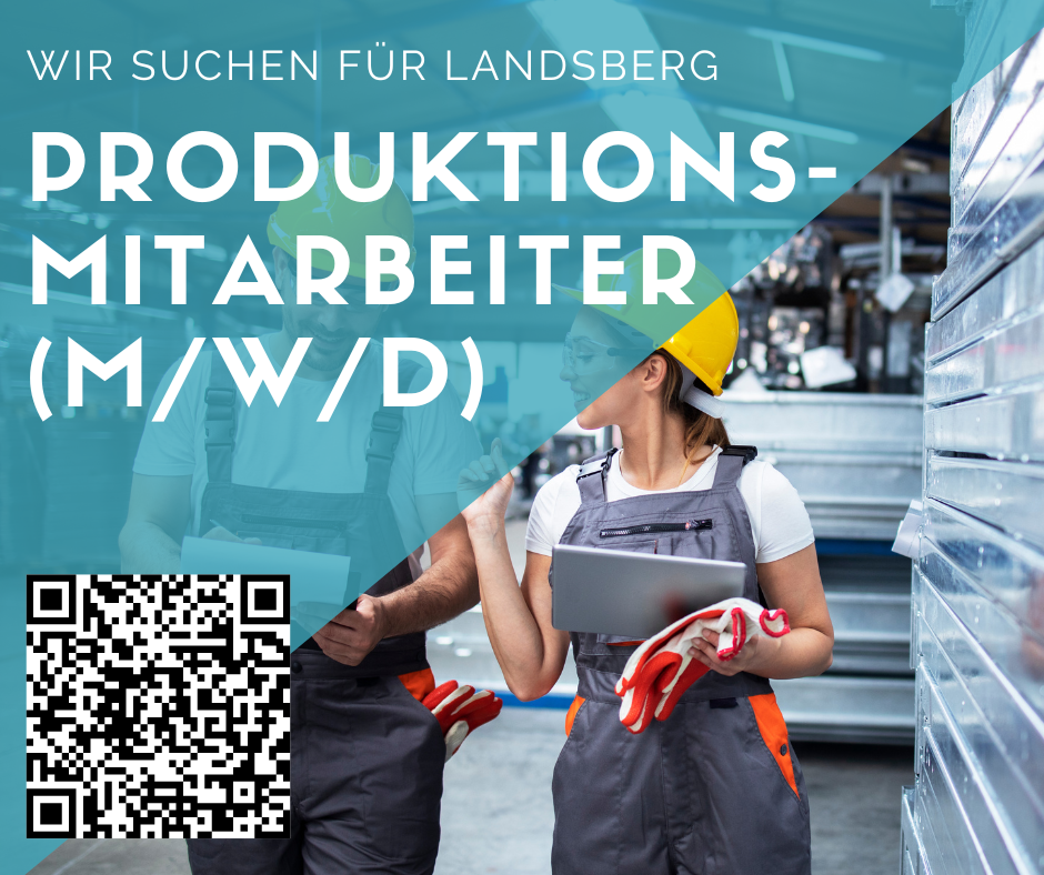 Mitarbeiter Fertigung (m/w/d) - Landsberg - ab 16,50 €