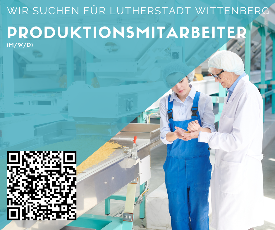 Produktionsmitarbeiter (m/w/d) für Lutherstadt Wittenberg gesucht 
