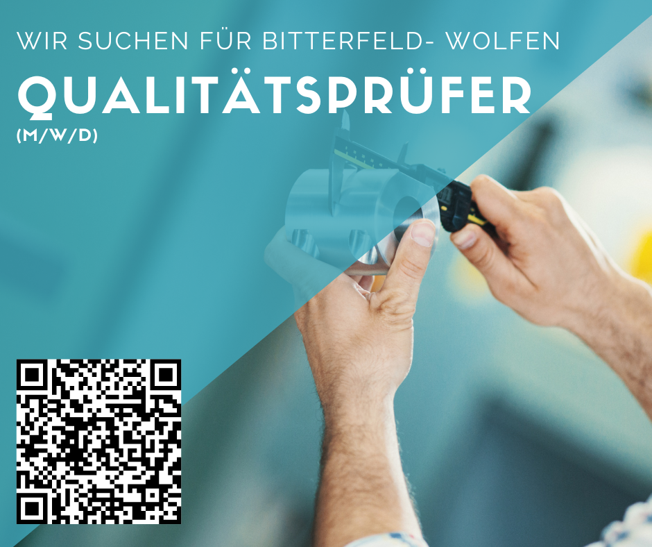 Qualitätsprüfer (m/w/d) für Bitterfeld-Wolfen gesucht - Tagschicht
