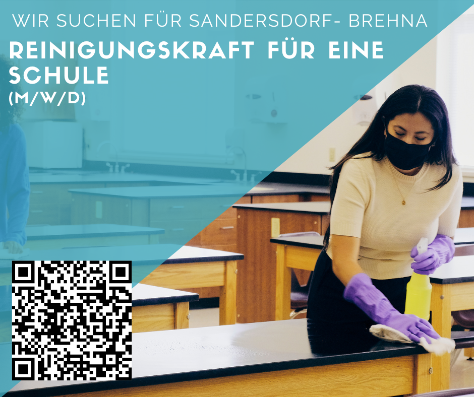 Reinigungskraft (m/w/d) für eine Schule in Sandersdorf- Brehna 