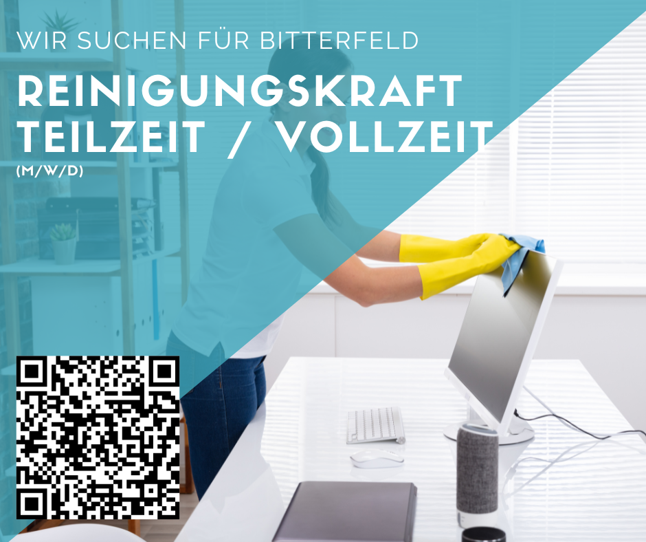 Reinigungskraft (m/w/d) - TZ / VZ - Bitterfeld - Tagschicht