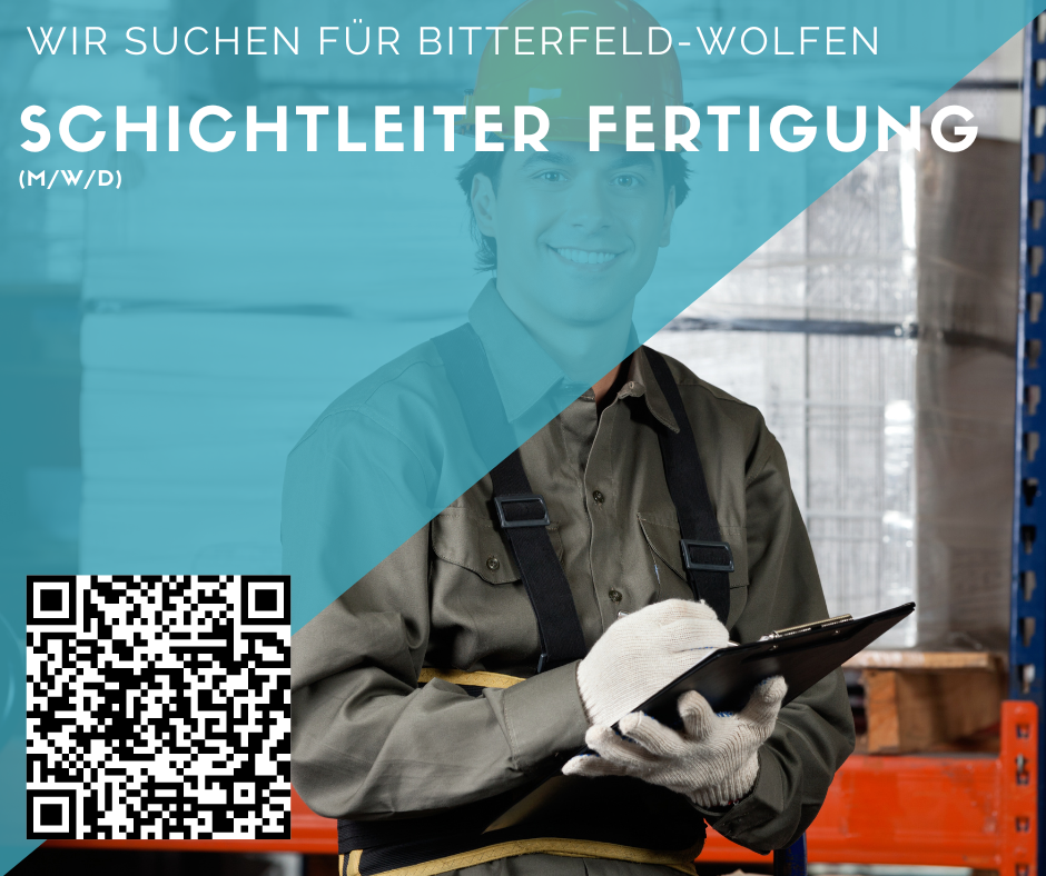 Schichtleiter Fertigung (m/w/d) - Bitterfeld