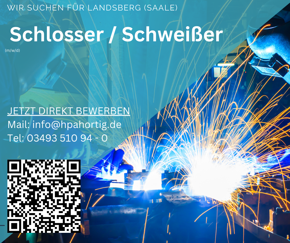 MAG Schweißer / Schlosser (m/w/d) für Landsberg gesucht ab 3.000 €