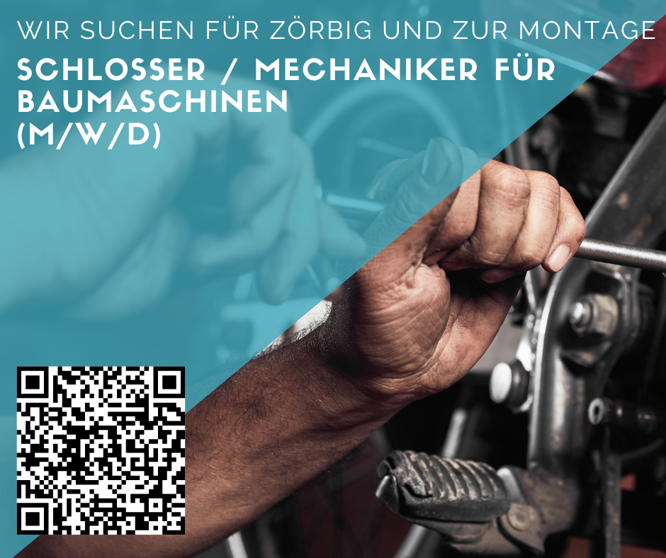 Schlosser / Mechaniker (m/w/d) für Zörbig gesucht (mit Montagetätigkeit)