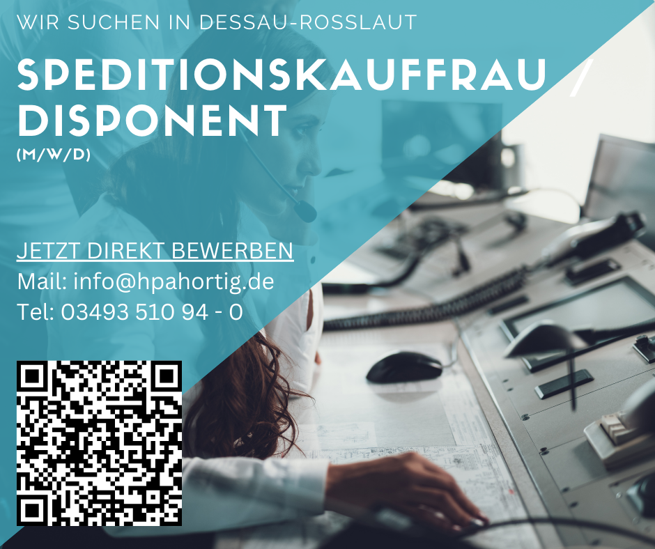Disponenten (m/w/d) für den Schwerlastverkehr gesucht - Dessau-Roßlau