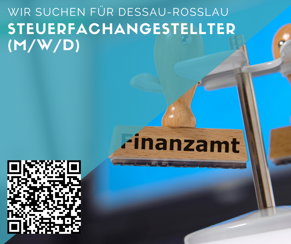 Steuerfachangestellte (m/w/d) für Dessau gesucht - VZ / TZ - ab 3.000 € + Zulagen