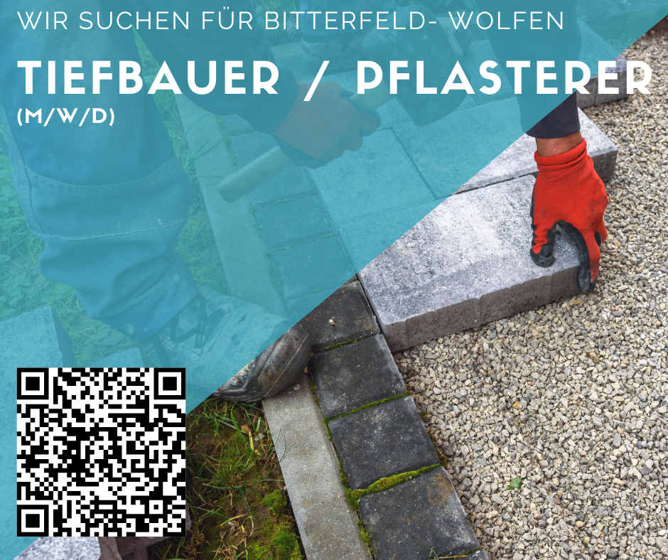 Tiefbauer Straßenbau (m/w/d) -  Bitterfeld - keine Montag - ab 3.000 €