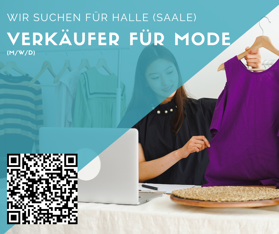 Verkäufer/in für Mode in Halle (Saale) gesucht 