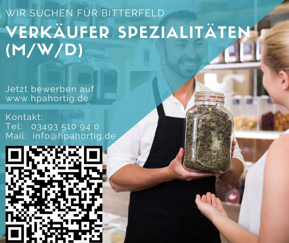 Verkäufer/in für Spezialitäten - Bitterfeld - ab 2.000,- €