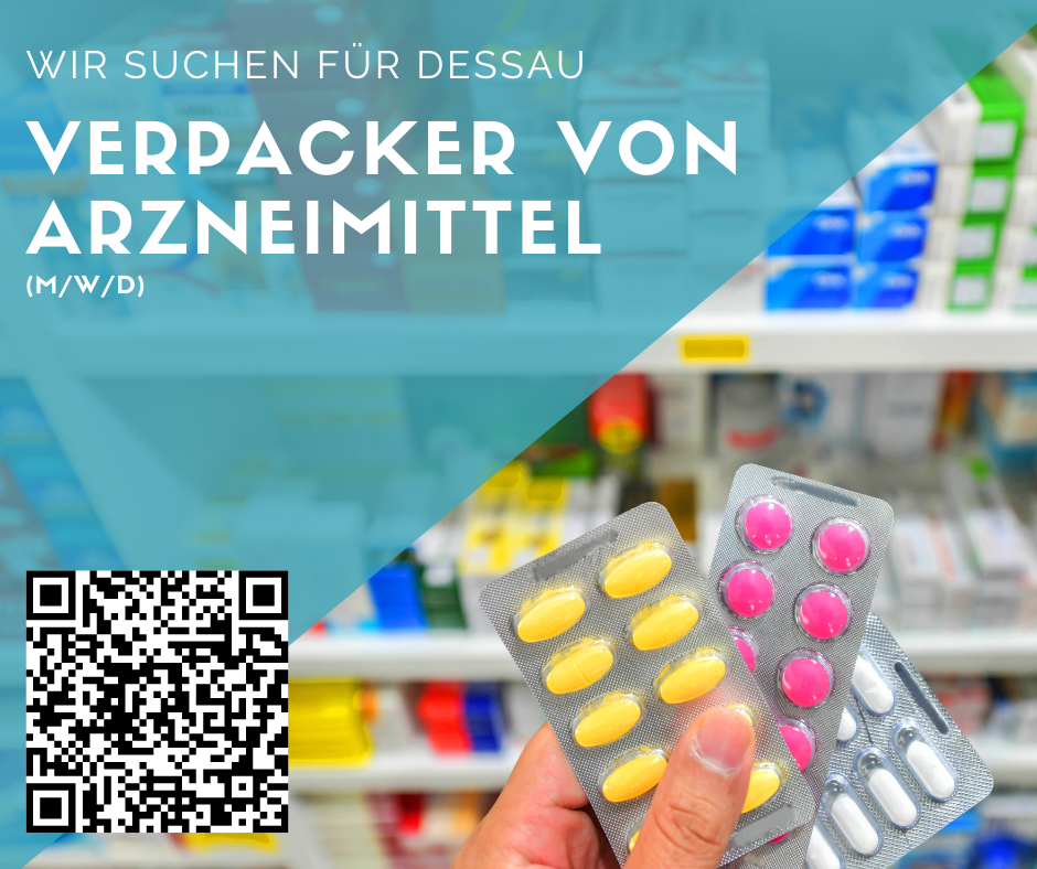 Verpacker (m/w/d) von Arzneimitteln in Dessau gesucht 