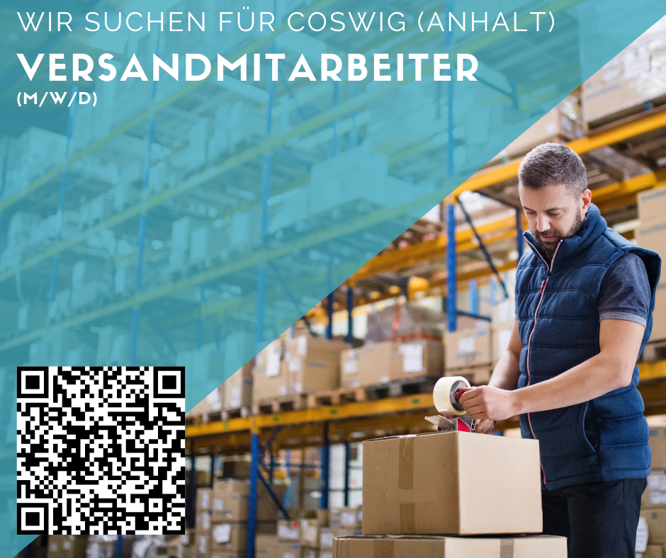 Versandmitarbeiter (m/w/d) für Coswig (Anhalt gesucht) 