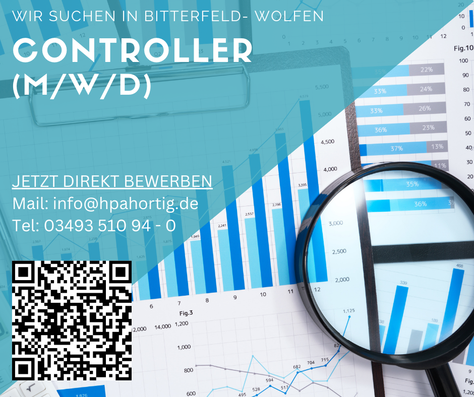 Controller (m/w/d)  für Bitterfeld- Wolfen gesucht 