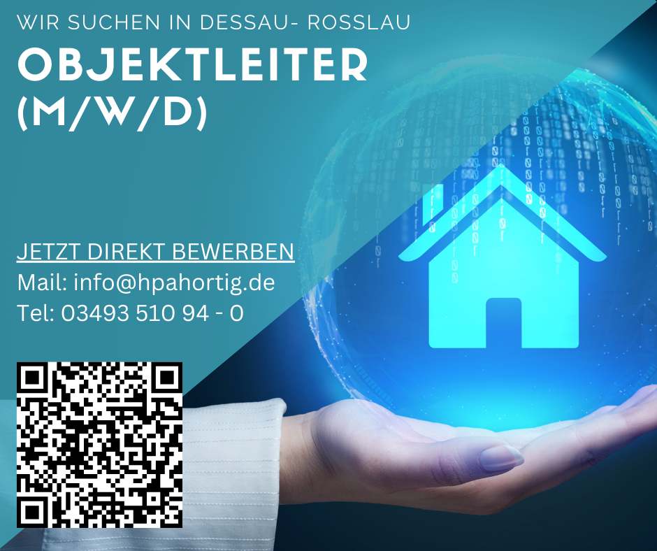 Objektleiter (m/w/d) für Dessau- Roßlau gesucht 