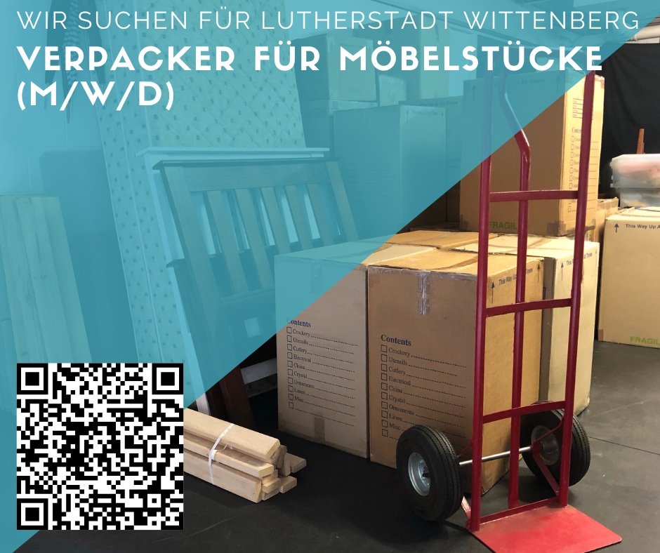 Verpacker (m/w/d) für Möbelstücke in Lutherstadt Wittenberg gesucht 