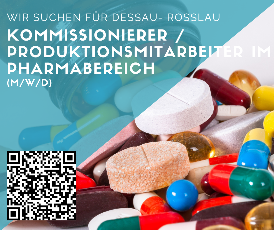 Produktionsmitarbeiter (m/w/d) für Dessau gesucht -Pharmazie- 