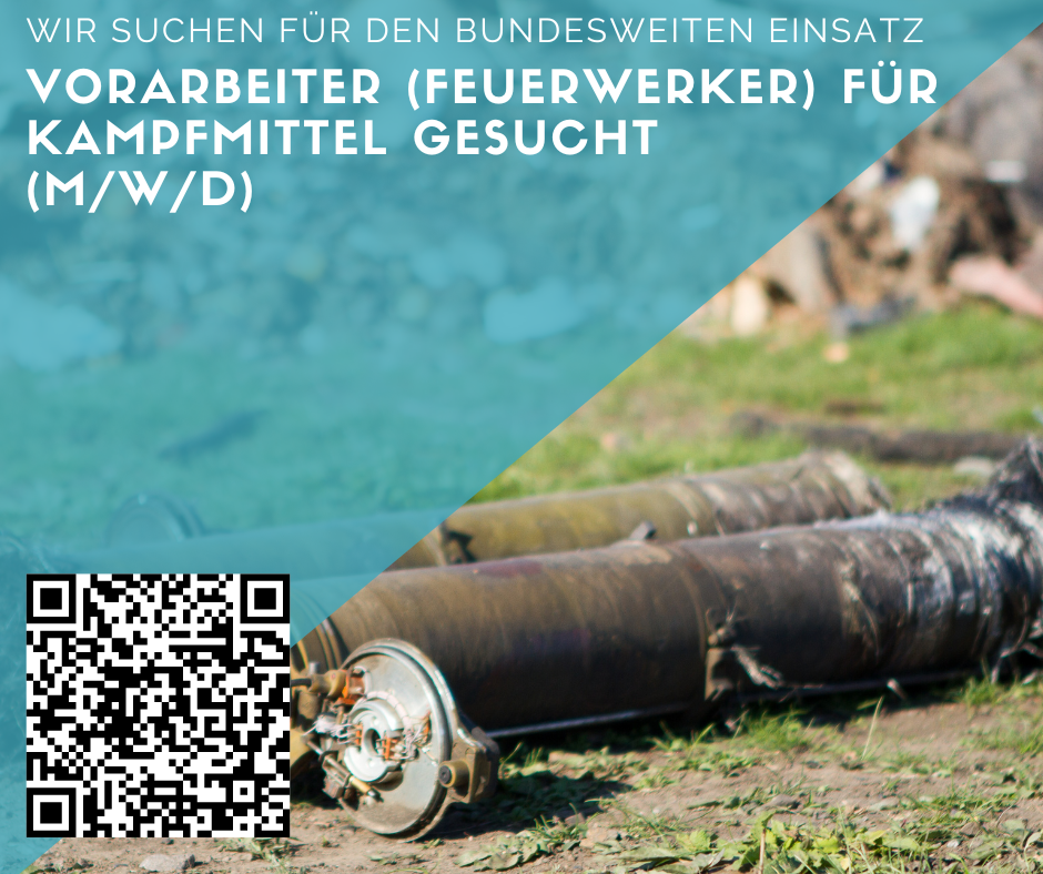 Vorarbeiter (Feuerwerker) für Kampfmittel gesucht - Bundesweiter Einsatz- 
